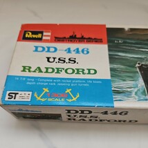 Revell レベル DESTROYER SERIES　 新駆逐艦シリーズ　DD-446 U.S.S RADFORD 1/300scale プラモデル_画像2