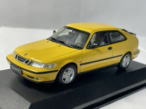 1/43 MINICHAMPS ◆ Saab 9-3 Coupe (Yellow) // サーブ9-3 クーペ (黄)