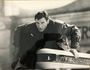 大型写真(約35.5x28cm) 　ブレードランナー　ハリスンフォード　Blade Runner　輸入　写真　sb0276.