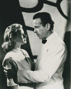 カサブランカ　ハンフリーボガート　イングリッドバーグマン　Casablanca　Ingrid Bergman　約20.3x25.4cm　輸入　写真　4669