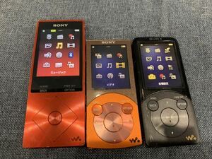 【3点セット】SONY ソニー WALKMAN ウォークマン NW-A25 NW-S754 NW-S644 ご