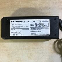 【送料無料】(010965C) Panasonic ZEEC100003A 24V2.5A 純正品 ACアダプタ メガネケーブル付 中古品_画像2