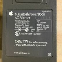 【送料無料】(011867D) Apple M5651 (APS-20U) Macintosh PowerBook AC Adapter ジャンク品_画像2