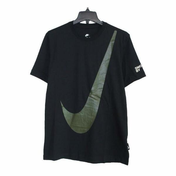 [新品] size 2XL (身幅58cm) | NIKE | NSW BIG スウッシュ ハイブリッド S/S Tシャツ | ブラック | ナイキ スポーツウェア メンズ Tシャツ 