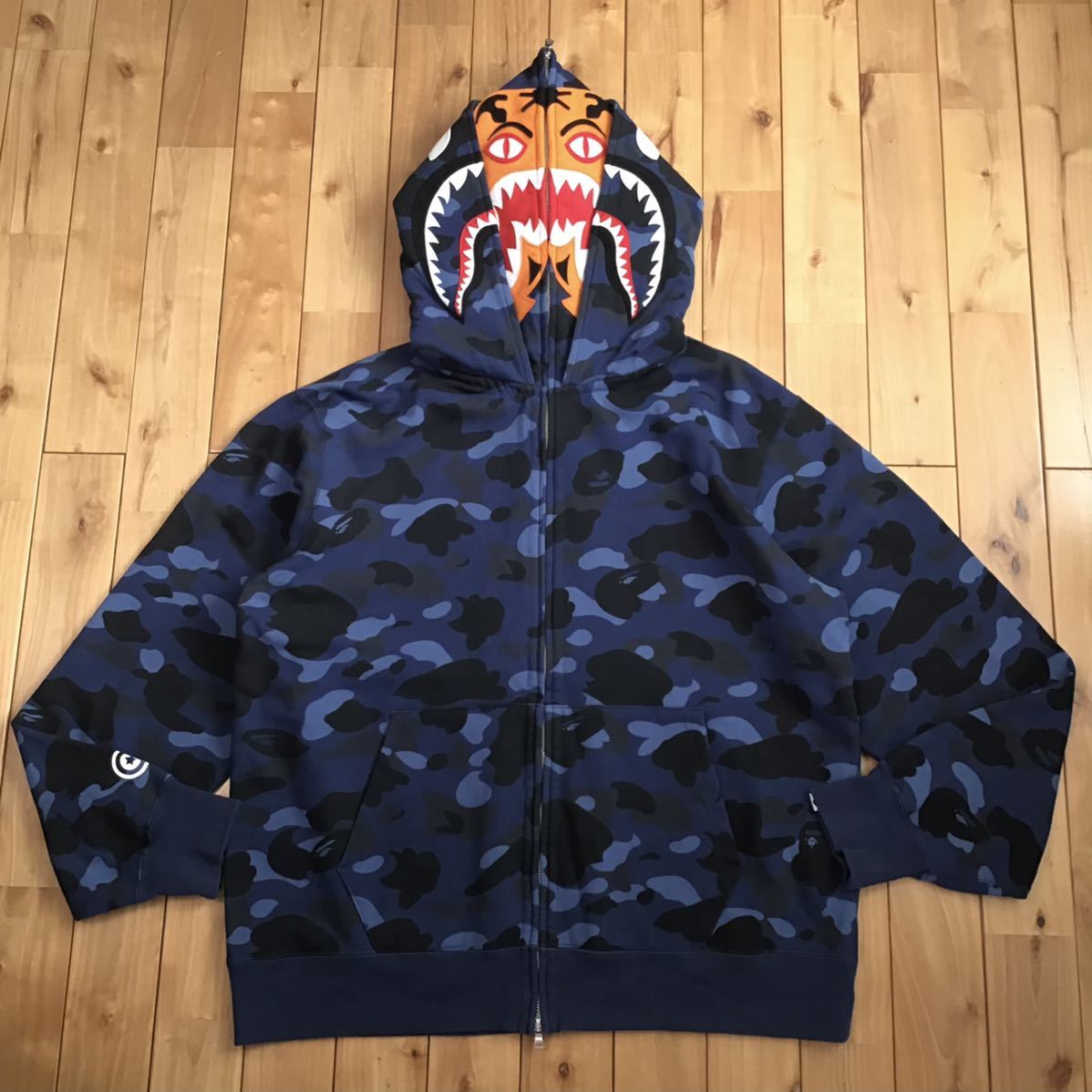 2024年最新】Yahoo!オークション -bape camo shark full zip hoodieの 