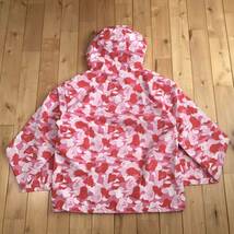 ★美品★ ABC camo pink ナイロン パーカー Lサイズ a bathing ape BAPE hoodie jacket エイプ ベイプ アベイシングエイプ NIGO i869_画像2