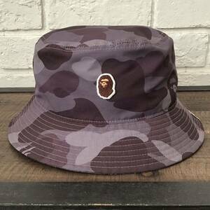 Color camo Burgundy ハット Mサイズ a bathing ape BAPE camo hat エイプ ベイプ アベイシングエイプ 帽子 迷彩 w4941