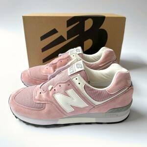 海外限定 UK製 NEW BALANCE OU576PNK PINK US8.5 26.5cm 35周年 M576OG イギリス英国製 NB ピンク スエード スニーカー MADE IN ENGLAND