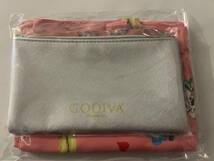 ♪GODIVA ゴディバ ノベルティ【バレンタイン 2024 】オリジナル ナタリー・レテ デザイン トートバッグ & ポーチセット ノベルティグッズ_画像1