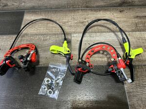 ★貴重良品 ★MAGURA マグラ ★RACE LINE HS33 ★前後セット ☆動作良好 ☆Made in Germany ★OLDパーツ多数出品中 VINTAGE MTB trial