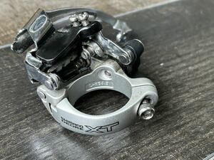 ★良品 ☆SHIMANO シマノ ☆DEORE ディオーレ XT FD-M750 ☆TOP ROUTE 上引き ★Φ34.9 ★RARE OLD VINTAGE部品多数出品中 LX XTR 互換