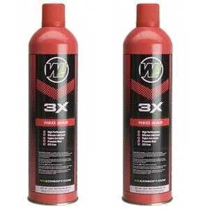 2本セット WE 3X RED GAS レッドガス【green gas top gas グリーンガス トップガス 猛将 CO2 マルイ we vfc ksc umarex ghk kwa wa kj】