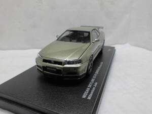 京商 1/43 日産 スカイライン GT-R BNR34 M-spec Nur ミレニアムジェイド 限定車 SKYLINE R34 ニュル