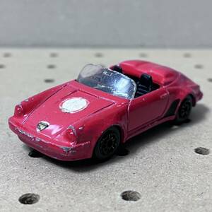 トミカサイズ　ポルシェ911ロードスター　ルース　赤