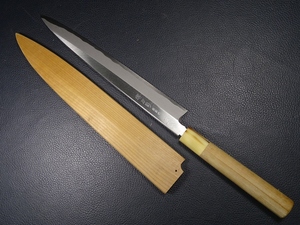 65■堺刀司 正重作 柳刃包丁 和包丁 