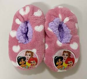  new goods 15~19cm * cost ko.... room shoes Disney Princess 4~7 -years old pink Heart for children Kids girls slippers 