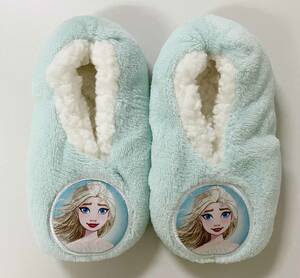  новый товар 15~19cm * затраты ko.... салон обувь дыра снег бледно-голубой голубой L sa4~7 лет детский Kids девушки тапочки Disney 