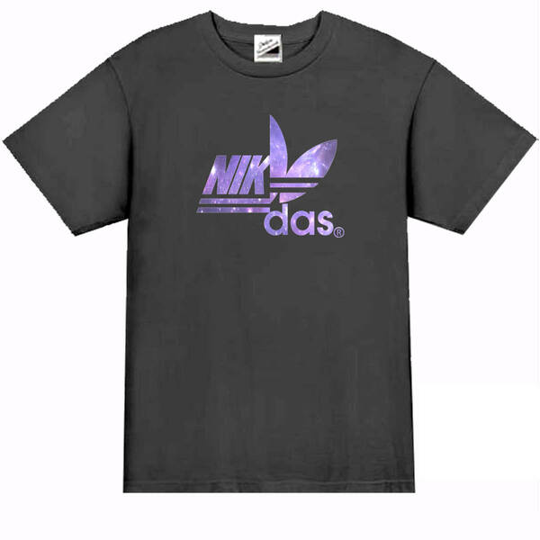 【パロディ黒L】5ozNIKdasナイダスコスモTシャツ面白いおもしろうけるネタプレゼント送料無料・新品
