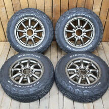 200系 ハイエース アゲ系 ファブレス BARONE MC-9 16in BFグッドリッチ T/A KO2 215/65R16 ホワイトレター タイヤ ホイール 4本SET_画像2