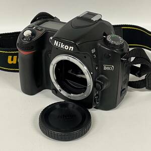 1円~【動作未確認】ニコン Nikon D80 デジタル一眼レフカメラ ボディ ストラップ付き G141985