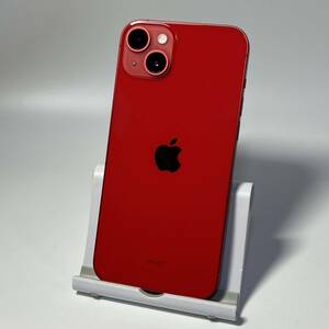 1円~【保証期間有】Apple iPhone 14 Plus 256GB (PRODUCT) RED MQ4P3J/A SIMフリー ACロック解除済み バッテリー最大容量100％ 箱付