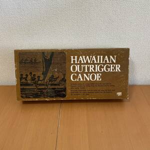 木製 模型 HAWAIIAN OUTRIGGER CANOE カヌー 置物 オブジェ 船 帆船