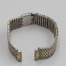 1円 ラドー 純正ベルト ブレス 17ｍｍ用 シルバー×ゴールドカラー NSK メンズ腕時計用 SGN 2000000_画像2