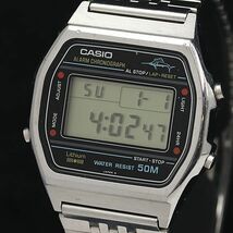 1円 稼働 良品 カシオ W-36 カジキ アラームクロノ デジタル QZ TLG メンズ腕時計 MSS 6881000_画像1