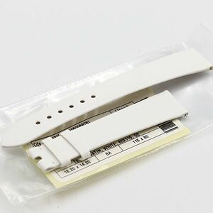 1円 未使用品 ヴァンクリーフアンドアーペル 純正ベルト ホワイト 15ｍｍ用 NSK レディース腕時計用 OGH 2000000