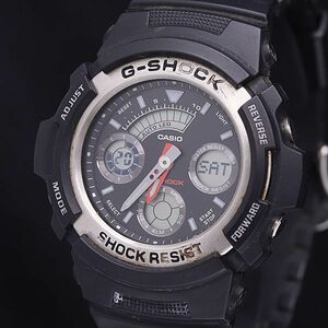 1円 稼働 カシオ Gショック AW-590 QZ 黒文字盤 デジアナ 1ETY メンズ腕時計 OGH 2690000