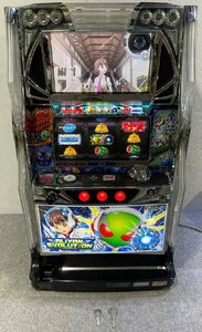 【東大阪発】サミー パチスロ実機 エイリヤンエボリューション A-SLOT 5号機 コイン不要機/家庭用電源/鍵2種/音量調節