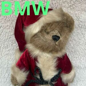 非売品　新品　ＢＭＷ　サンタクロース　テディ　ベア　くま　ぬいぐるみ　クリスマス