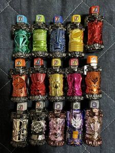 仮面ライダービルド フルボトル メッキ15本セット 中古 ジャンク オーズ