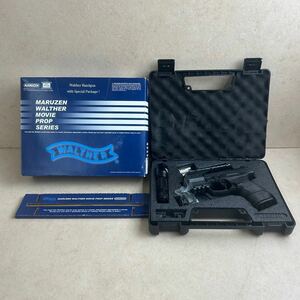 d114607 MARUZEN WALTHER MOVIE PROP SERIES 動作確認済み ワルサー P99コンパクト タクティカルセット 箱付き CT-19800 マルゼン 中古品