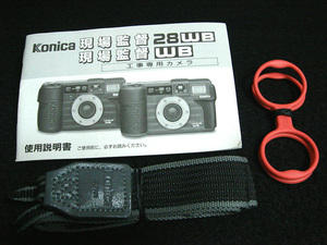 コニカ 現場監督 用 説明書 フィルムケースホルダー ストラップ instruction manual strap filmcase holder for konica genbakantoku