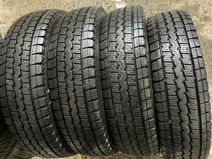 送料無料 145/80R12 80/78N LT 4本 DUNLOP SV01 冬タイヤ中古 格安 軽トラ軽バン 貨物規格 札幌市白石区 H1300F