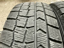 185/65R15 2本 DUNLOP WM02 溝あり格安 冬タイヤ中古 組換え作業/手渡し可 札幌市白石区 H1314-2F_画像2