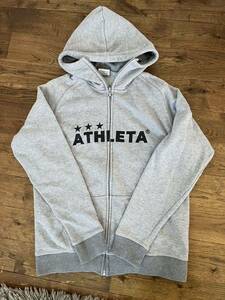 ★アスレタ スウェット パーカー ★ATHLETA グレー