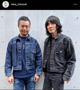 New Manual x KAZUYA YOSHII KY-NM Clone Denim Jacket Indigo ニューマニュアル　吉井和哉