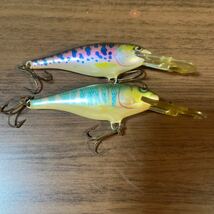 ラパラ　ディープランナー　7cm 中古美品　2個セット　ジャパンスペシャルカラー　オールド　OLD RAPALA DEEP RUNNER シャッド　ミノー _画像2