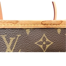 【中古】｜Louis Vuitton ルイヴィトン M48613 ネヴァーフルMM モノグラムローズ ブラウン トートバッグ レディース_画像6