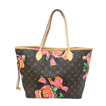 【中古】｜Louis Vuitton ルイヴィトン M48613 ネヴァーフルMM モノグラムローズ ブラウン トートバッグ レディース_画像2