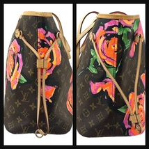 【中古】｜Louis Vuitton ルイヴィトン M48613 ネヴァーフルMM モノグラムローズ ブラウン トートバッグ レディース_画像3