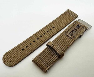 [ free shipping ] Oris BC3 original cloth band rug width 20 millimeter color is khaki. all-purpose as you can use 