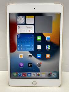 SIMフリー iPad mini 4 Wi-Fi Cellular 64GB MK752J/A A1550 ゴールド 難あり ジャンク扱い