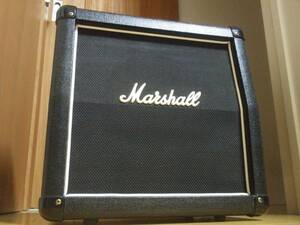 美品 Marshall 1発スピーカーキャビネット。Aスラント。DSL1H等1Wバルブヘッドアンプ等にいかが。マーシャル