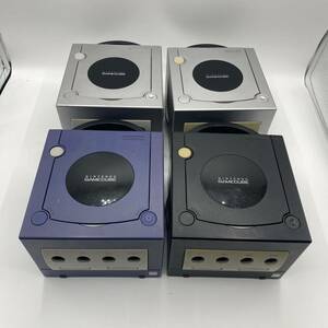 ジャンク　任天堂　ゲームキューブ GAMECUBE シルバー バイオレット ブラック 4台