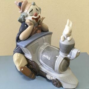 1000円スタート　LLADRO #8138 ピエロとウサギ　希少品