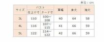 GM1 ⑤＊4L 大きいサイズ　フリルレース使いプルオーバー　ネイビー_画像7