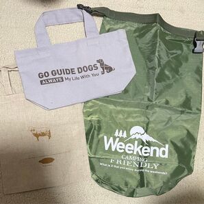 【新品未使用 3点セット】バッグ ミニバッグ エコバッグ 盲導犬